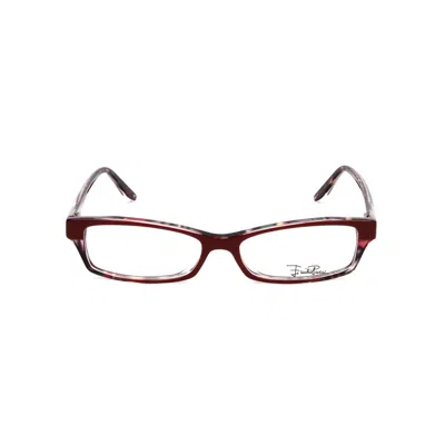 Pucci Red Plastic Frames In Red