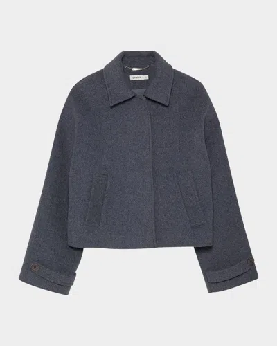 Simkhai Colby Wool-blend Jacket In Gray