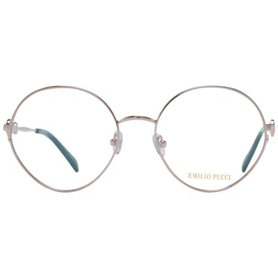 Pucci Emilio  Rose Gold Metal Glasses Women's (frames) In Gold