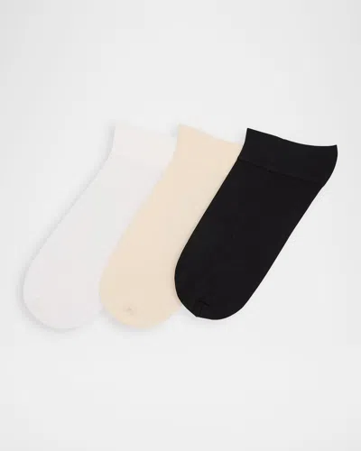 Commando Breathable Microfiber Ankle Socks In Multi
