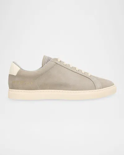 Common Projects Retro Vintage Suede Sneakers In Gray