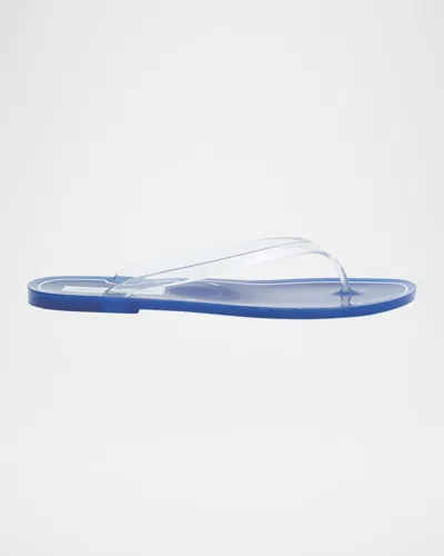 Christopher Esber Jo Jelly Flip Flop Sandals In Blue