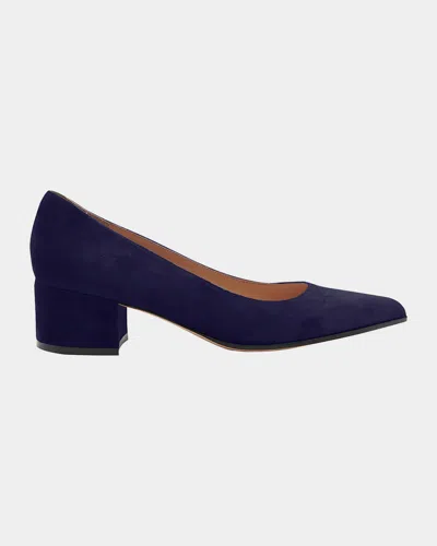 Gianvito Rossi Piper Pumps 45 In Blue