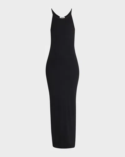 Éterne Scoop-neck Tank Maxi Dress In Black
