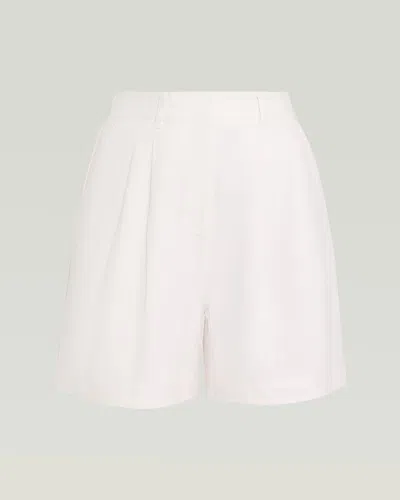 Posse Marchello Linen Shorts In White