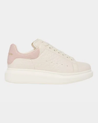 Alexander Mcqueen Oversized Leather Sneakers In Pink