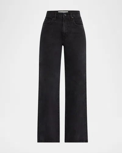 Slvrlake Grace Wide-leg Jeans In Black