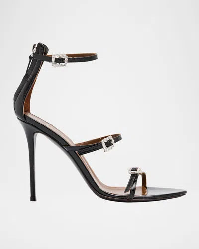Giuseppe Zanotti Metallic Leather Ankle-strap Sandals In Multi