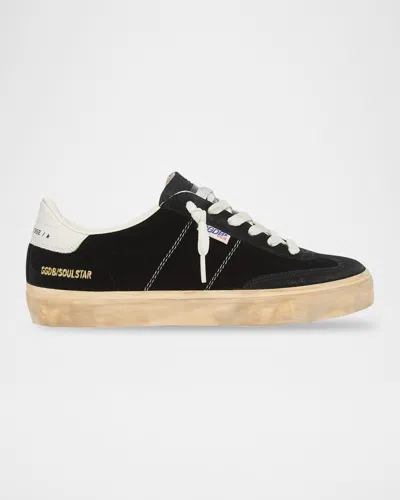 Golden Goose Soul Star Velvet Suede Low-top Sneakers In Multi