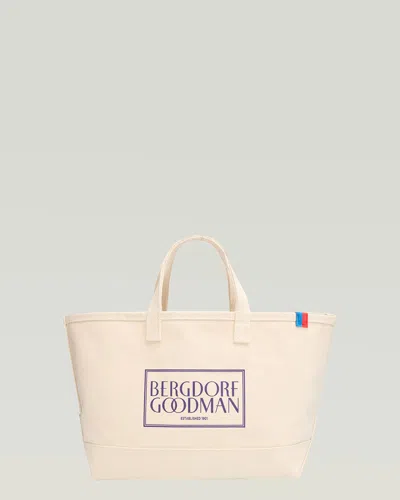 Kule The Bg Medium Canvas Tote Bag In Purple