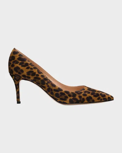 Gianvito Rossi Gianvito Leopard-print Suede Pumps In Animal Print