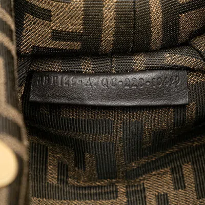 Pre-owned Fendi White Yellow Pvc Leather Shoulder Bag ()