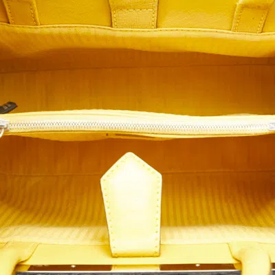 Pre-owned Fendi Yellow Leather Shoulder Bag ()