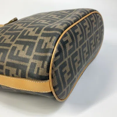 Pre-owned Fendi Zucca Brown Zucca Shoulder Bag Tote Bag ()