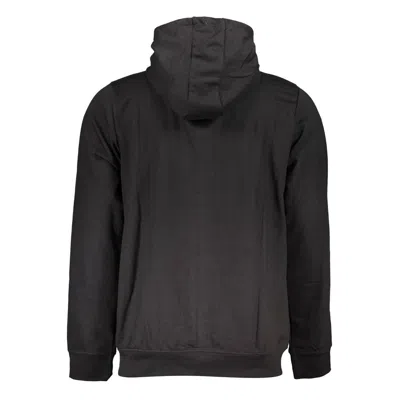 Gianmarco Venturi Black Cotton Sweatshirt In Black