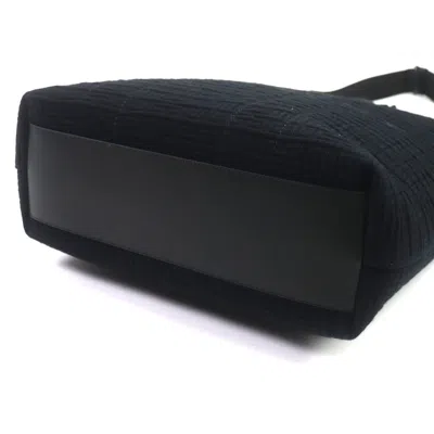 Pre-owned Givenchy Black Canvas Leather Tote Bag ()