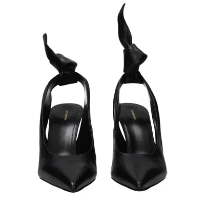 Givenchy Beauw Leather Slingback Pump In Black