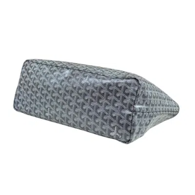 Pre-owned Goyard Gray Pvc Coated Canvas Tote Bag ()