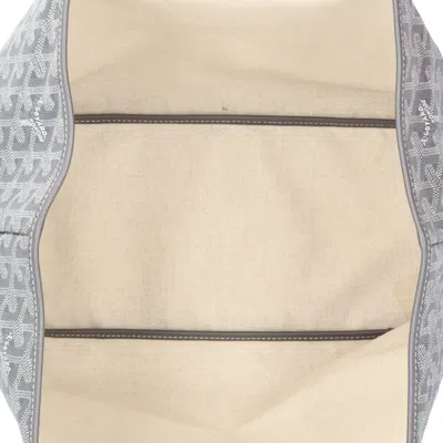 Pre-owned Goyard Gray Pvc Coated Canvas Tote Bag ()