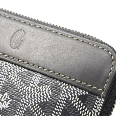 Pre-owned Goyard Gray Pvc Leather Coin Purse/coin Case ()