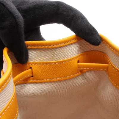 Pre-owned Goyard Multi-color Yellow Coated Canvas Shoulder Bag ()