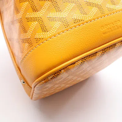 Pre-owned Goyard Multi-color Yellow Coated Canvas Shoulder Bag ()