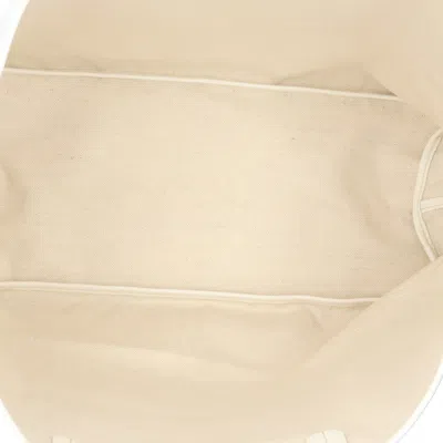 Pre-owned Goyard White Pvc Coated Canvas Tote Bag ()