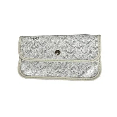 Pre-owned Goyard White Pvc Coated Canvas Tote Bag ()