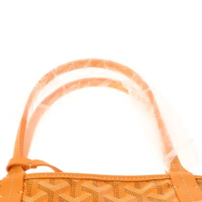 Pre-owned Goyard Yellow Pvc Pouch Tote Bag ()
