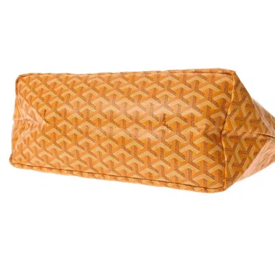 Pre-owned Goyard Yellow Pvc Pouch Tote Bag ()