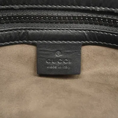 Pre-owned Gucci Beige Black Pvc Backpack () In Multi