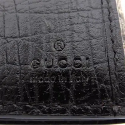 Pre-owned Gucci Beige Brown Pvc Leather Long Wallet (bi-fold) () In Multi