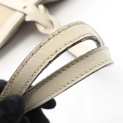 Pre-owned Gucci Beige Canvas Leather Tote Bag () In Sand