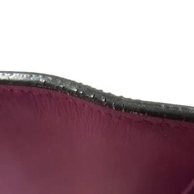 Pre-owned Gucci Beige Red Color Pvc Leather Long Wallet (bi-fold) () In Multi