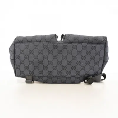 Pre-owned Gucci Black Canvas Backpack ()