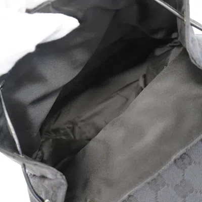 Pre-owned Gucci Black Canvas Backpack ()