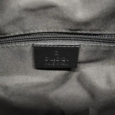 Pre-owned Gucci Black Canvas Backpack ()
