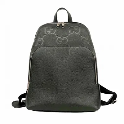 Pre-owned Gucci Black Leather Backpack ()