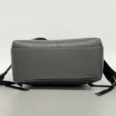 Pre-owned Gucci Black Leather Backpack ()