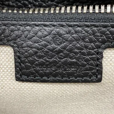 Pre-owned Gucci Black Leather Backpack ()