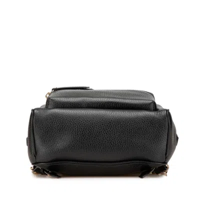 Pre-owned Gucci Black Leather Backpack ()