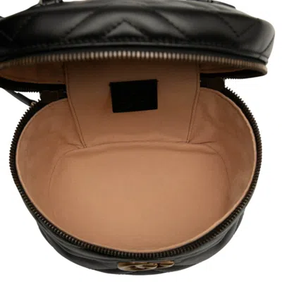 Pre-owned Gucci Black Leather Backpack ()