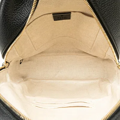 Pre-owned Gucci Black Leather Backpack ()