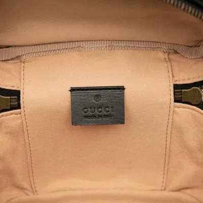 Pre-owned Gucci Black Leather Backpack ()