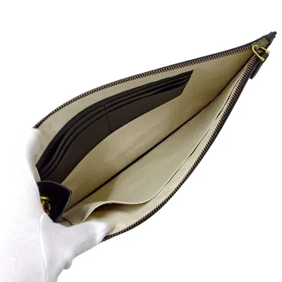 Pre-owned Gucci Black Leather Clutch Bag ()