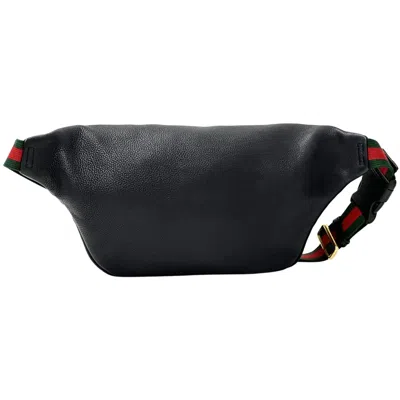 Pre-owned Gucci Black Leather Fanny Pack Sling Bag ()