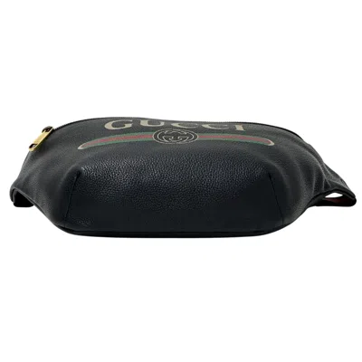 Pre-owned Gucci Black Leather Fanny Pack Sling Bag ()