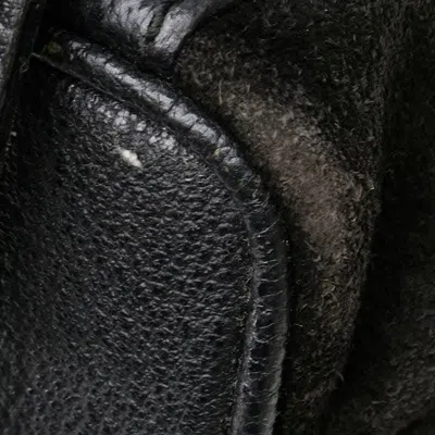 Pre-owned Gucci Black Leather Suede Backpack ()