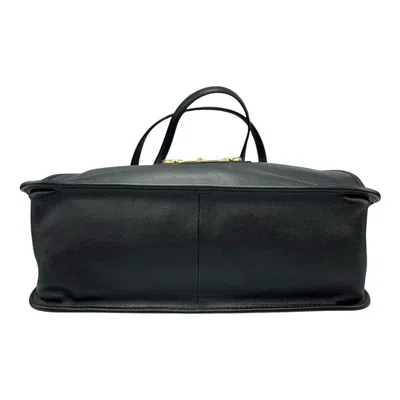 Pre-owned Gucci Black Leather Tote Bag ()