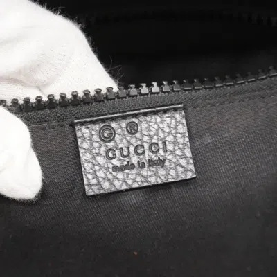 Pre-owned Gucci Black Nylon Backpack ()